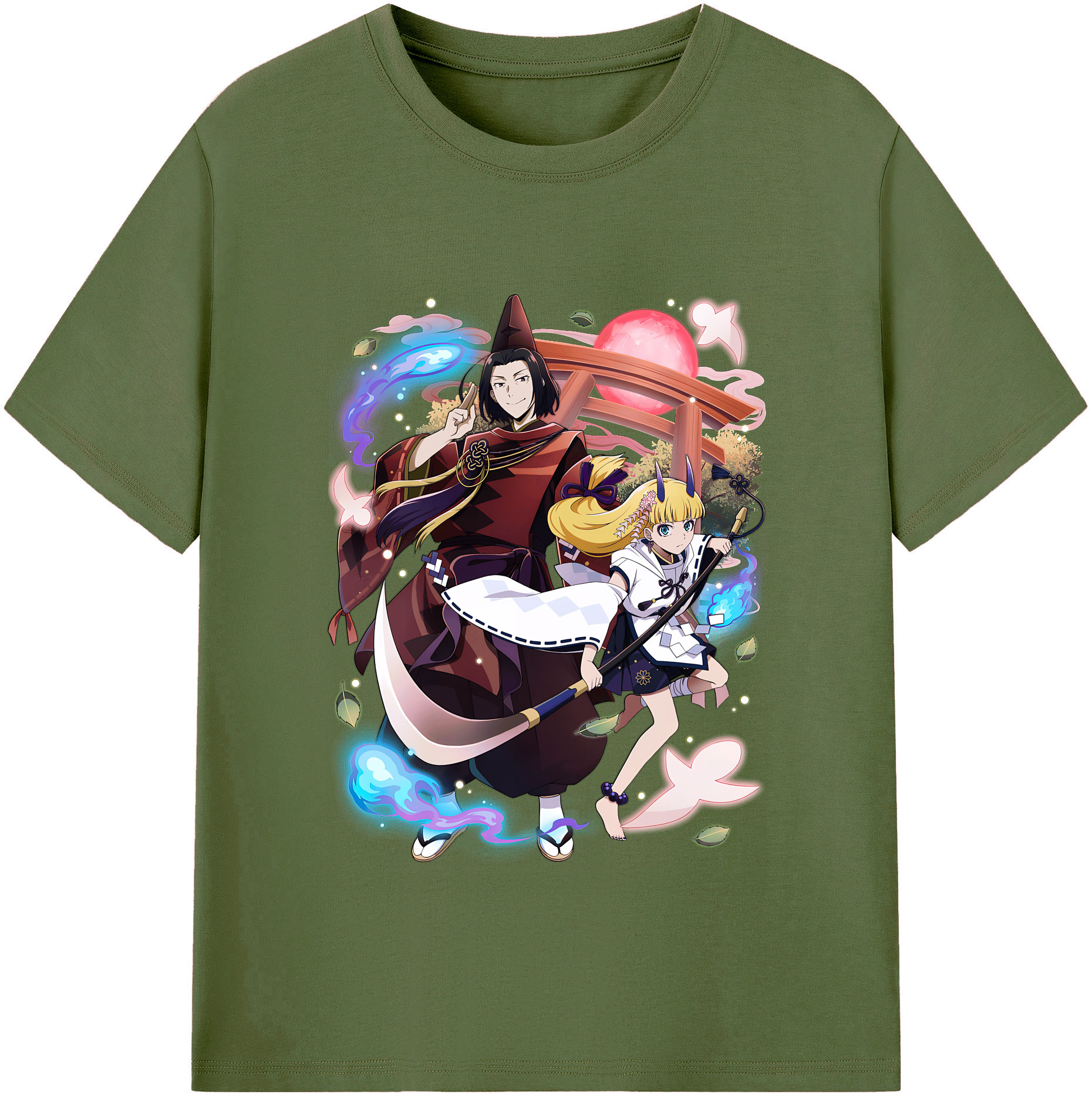 （画像用） 文豪ストレイドッグス Bungo Stray Dogs 綿100％半袖Tシャツ（フロントプリント）